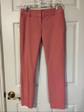 Express Coral Pink Straight Leg Dress Pants
